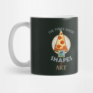 The Basic Shapes in Art. Mug